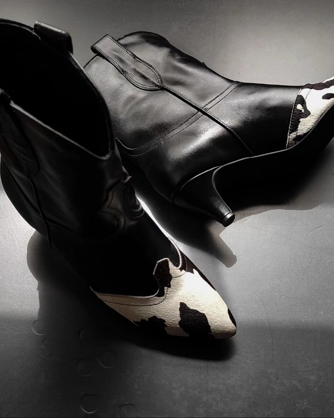Botines GRANADA BLACK COW
