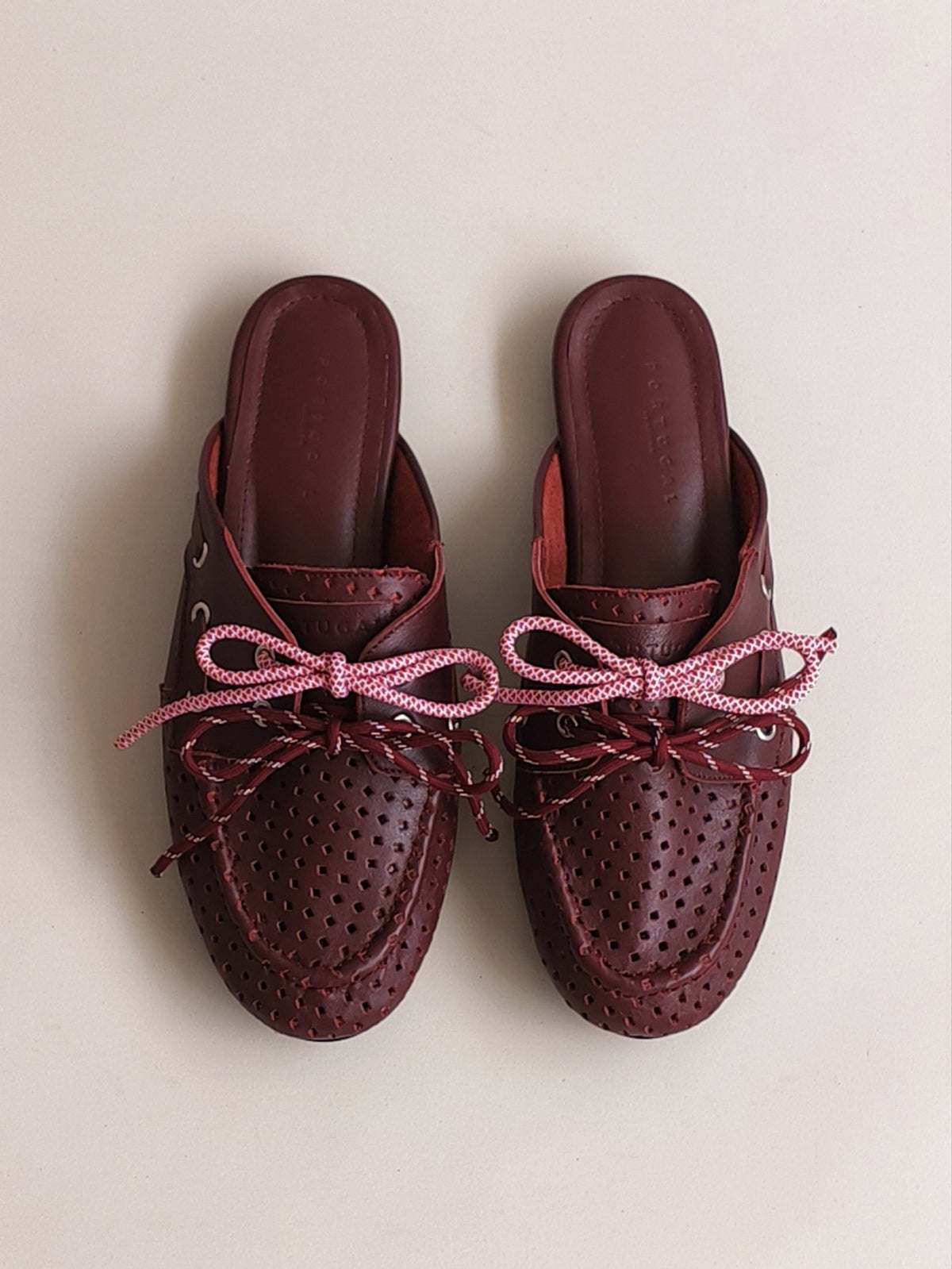 Náuticos Mule MALLORCA BURGUNDY - PRE ORDER