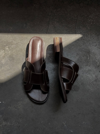 Flats DENIA CHOCOLATE