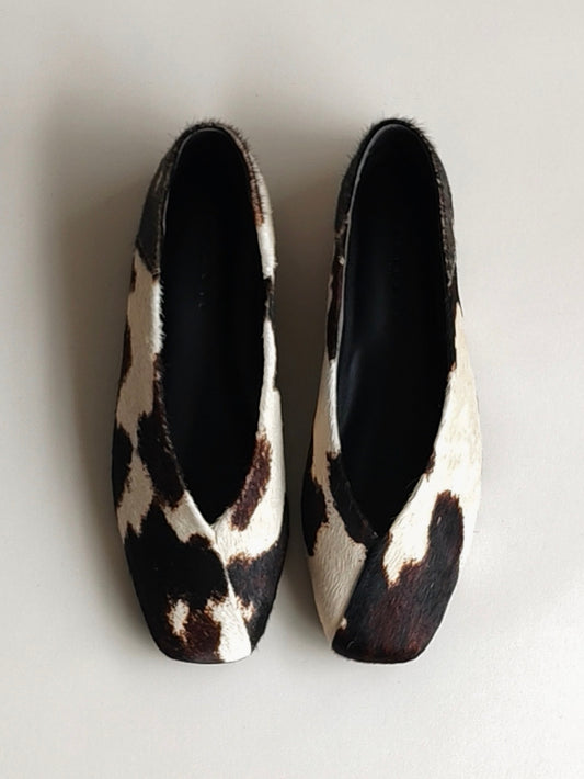 Balerinas MADRID COW PRINT