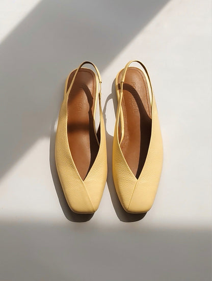 Slingback Flat MADRID BUTTERCREAM