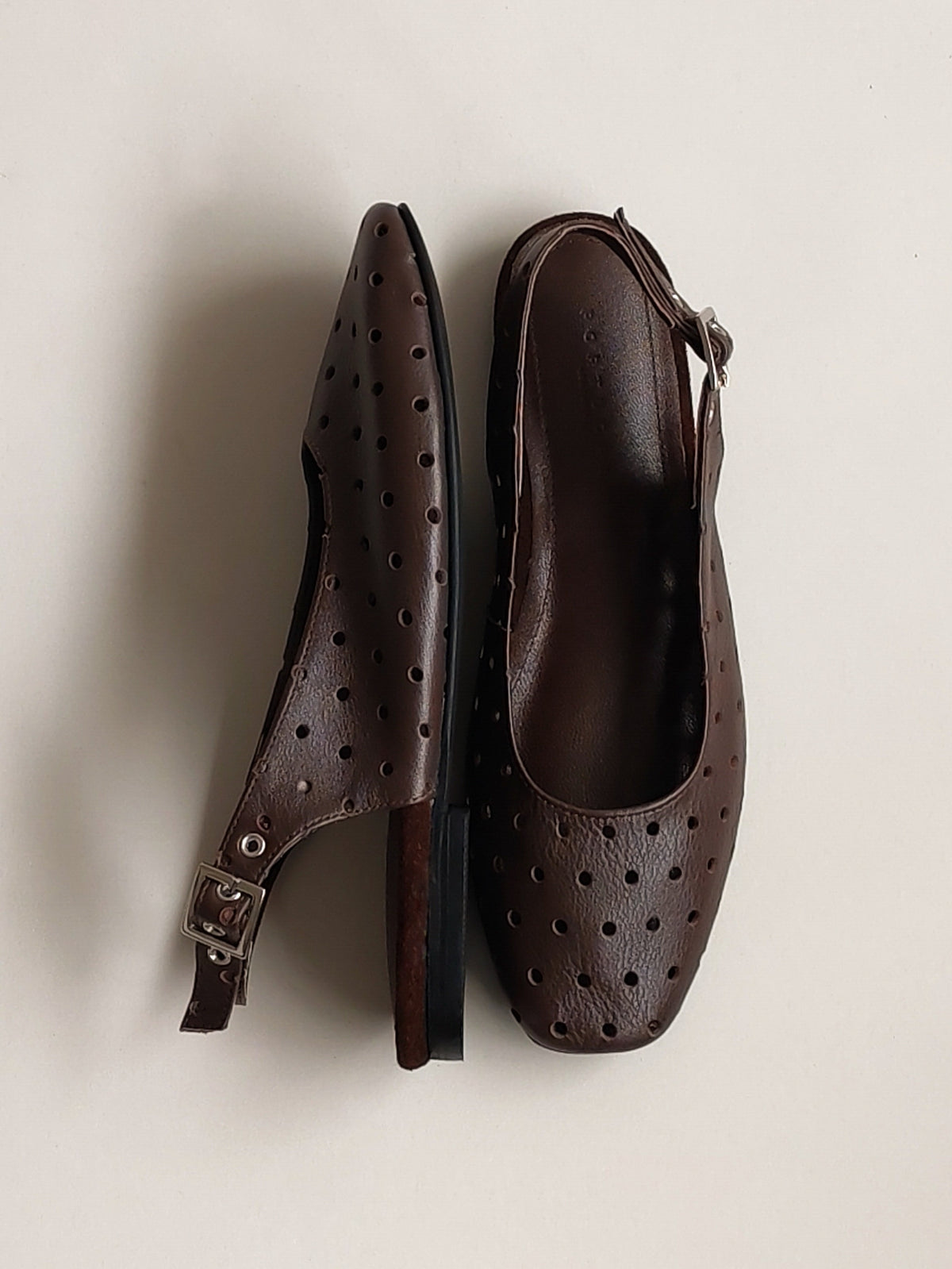 Slingback CÁDIZ DOTS Chocolate